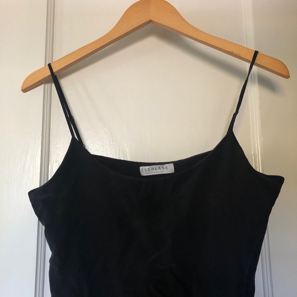 Everlane Black Silk Camisole